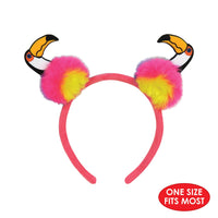Toucan Pom-Pom Headband (Pack of 12)