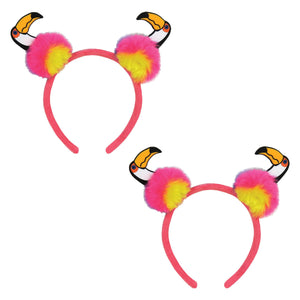 Toucan Pom-Pom Headband (Pack of 12)