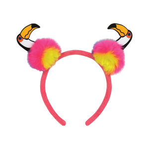 Beistle Luau Party Toucan Pom-Pom Headband