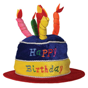 Beistle Plush Birthday Party Cake Hat