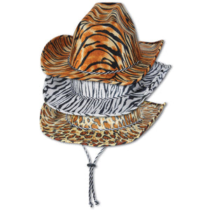 Beistle Animal Print Cowboy Hat