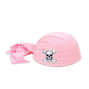 Beistle Pirate Scarf Hat - pink