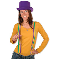 Beistle Mardi Gras Suspenders