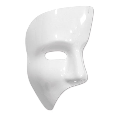 Beistle Mardi Gras Phantom Mask - white