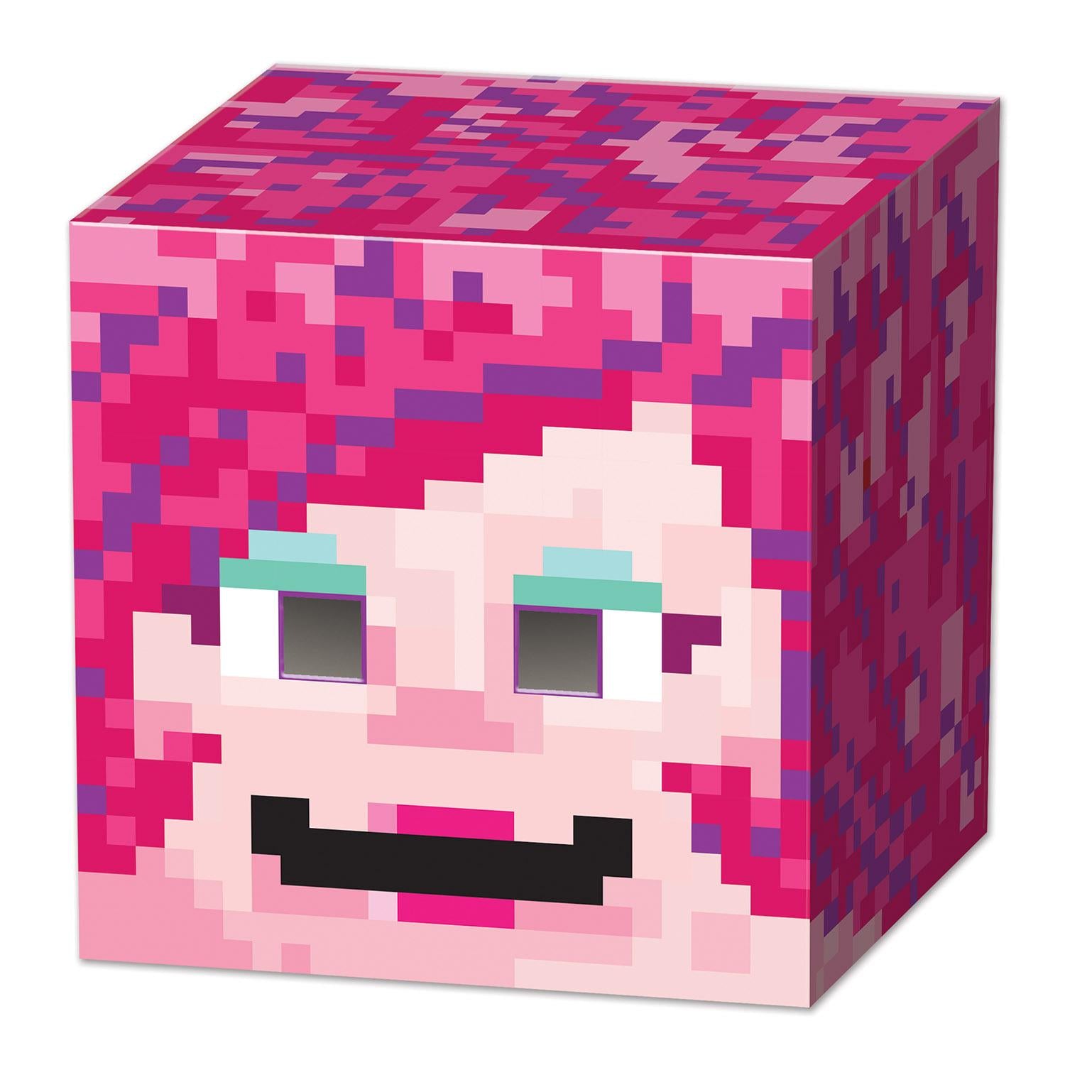 Beistle Gamer Girl 8-Bit Box Head