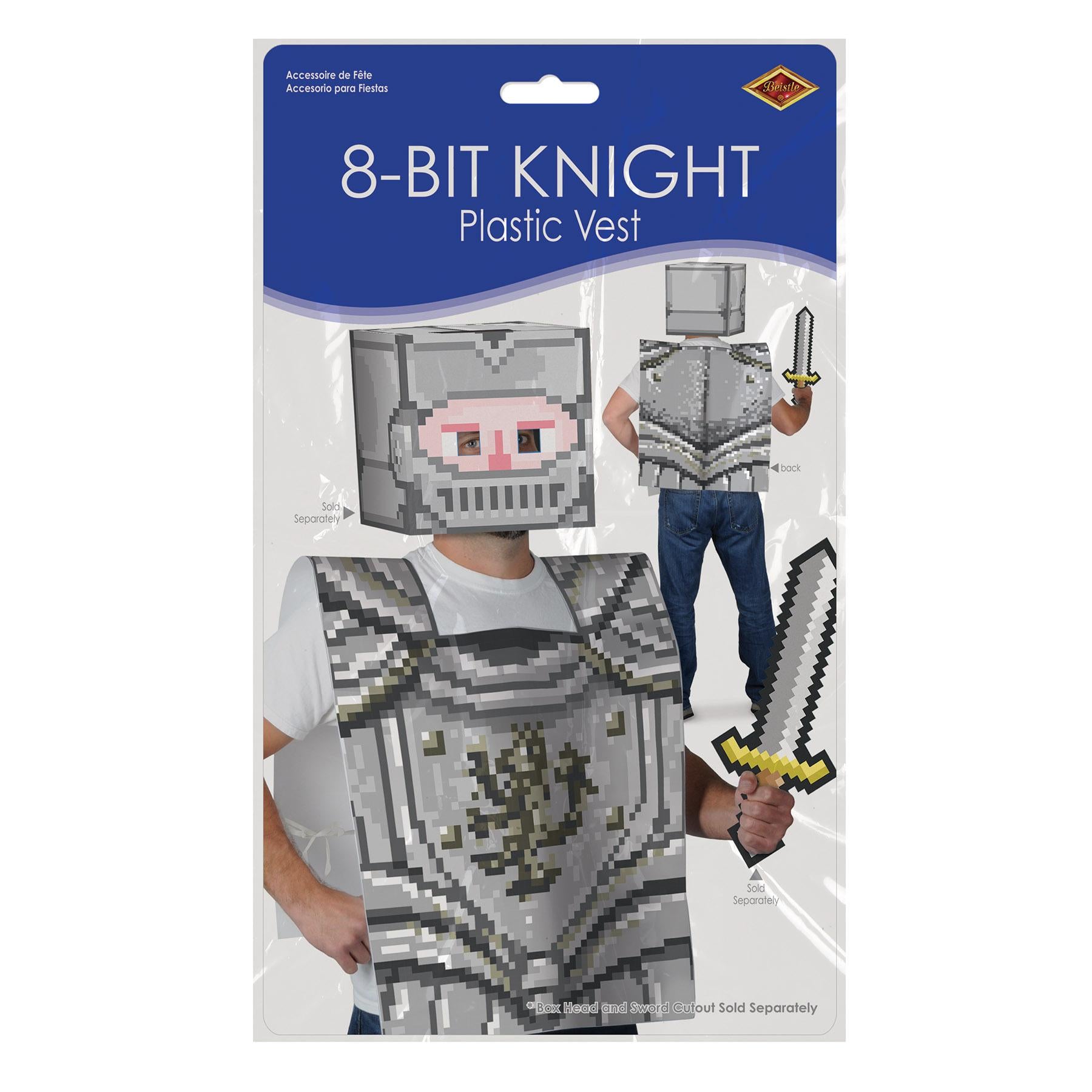 Beistle Plastic 8-Bit Knight Vest