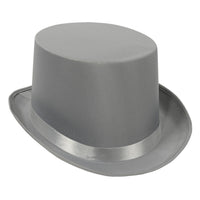 Beistle Satin Sleek Top Hat - gray