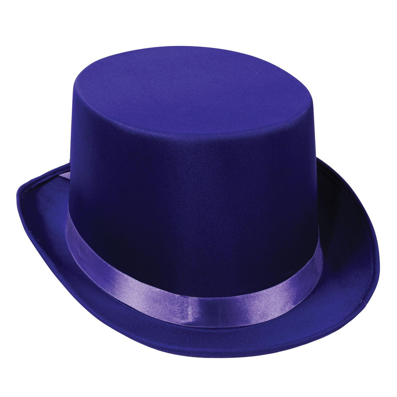 Beistle Satin Sleek Top Hat - purple