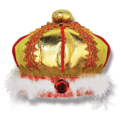 Beistle Mardi Gras Fabric King's Crown