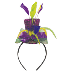 Beistle Mardi GrasTop Hat Headband