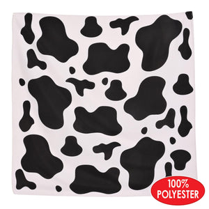 Bulk Cow Print Bandana (Case of 12) by Beistle