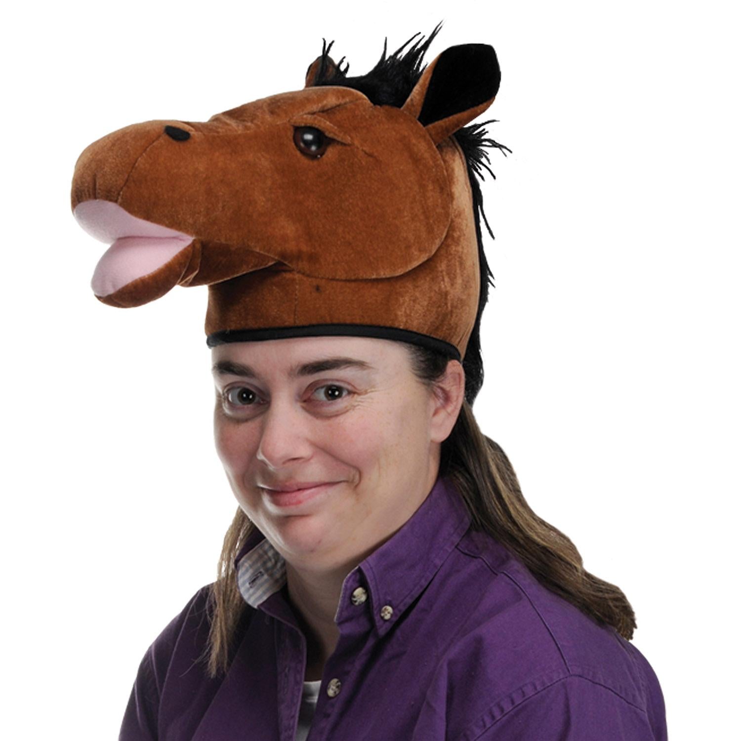 Beistle Plush Horse Head Hat