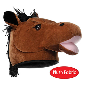 Bulk Plush Horse Head-Hat (Case of 6) by Beistle