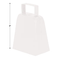 Party Noisemakers - Cowbells, white 