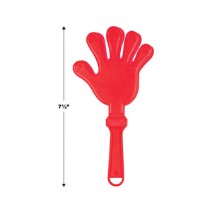 Party Noisemakers - Hand Clapper - red