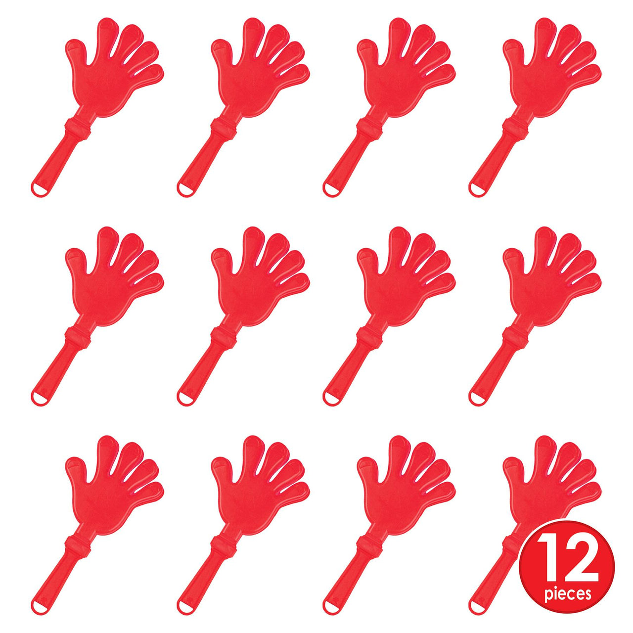 Party Noisemakers - Hand Clapper - red