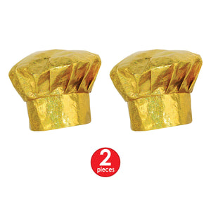 Prismatic Gold Chef's Hat (Pack of 6)