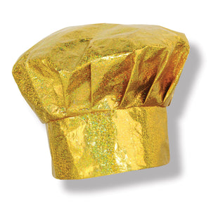 Beistle Prismatic Gold Chef's Hat