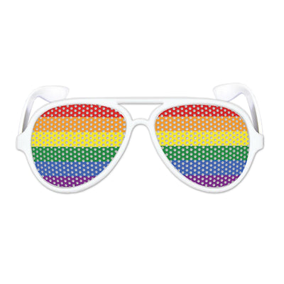 Beistle Rainbow Pinhole Glasses