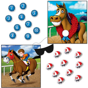 Beistle Horse Racing Party Games (2/Pkg)