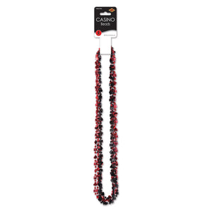 Bulk Casino Bead Necklaces (Case of 72) by Beistle