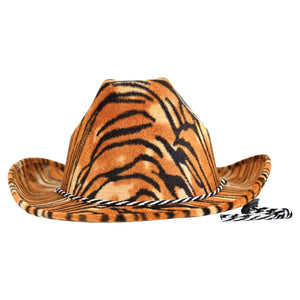 Beistle Tiger Print Cowboy Hat (6 Per Case)