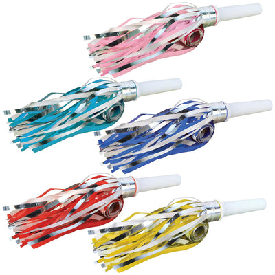 New Year's Eve Fringed Party Blowouts assorted colors (100/Case)