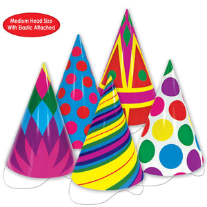 Bulk Party Hats (Case of 144) by Beistle