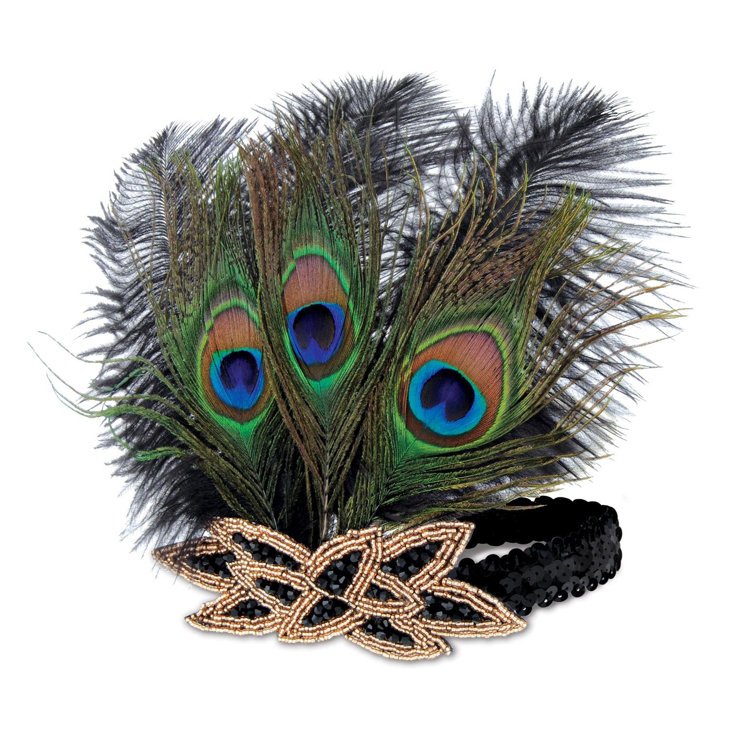 Beistle Flapper Peacock Headband