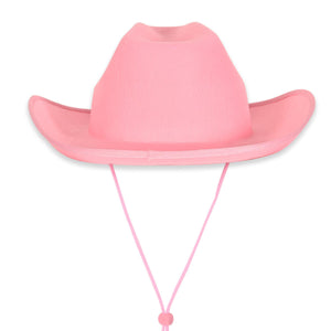 Bulk Pink Felt Cowgirl Hat with Tiara (6 Per Case) by Beistle