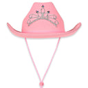 Beistle Pink Felt Cowgirl Hat with Tiara (6 Per Case)