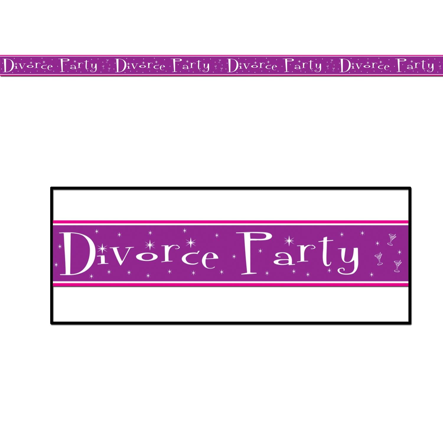 Beistle Divorce Party Decorative Tape