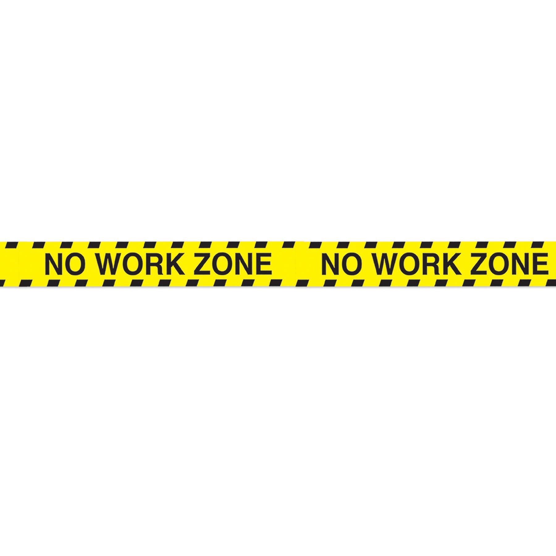 Beistle No Work Zone Party Tape