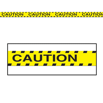 Beistle Halloween Caution Party Tape