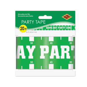 Bulk Football Party Game Day'' Party Tape (Case of 12) by Beistle