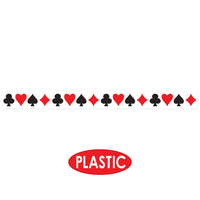 Casino Party Supplies - Card 'suit' Party Tape