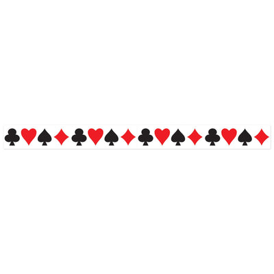 Beistle Card Suit Party Tape