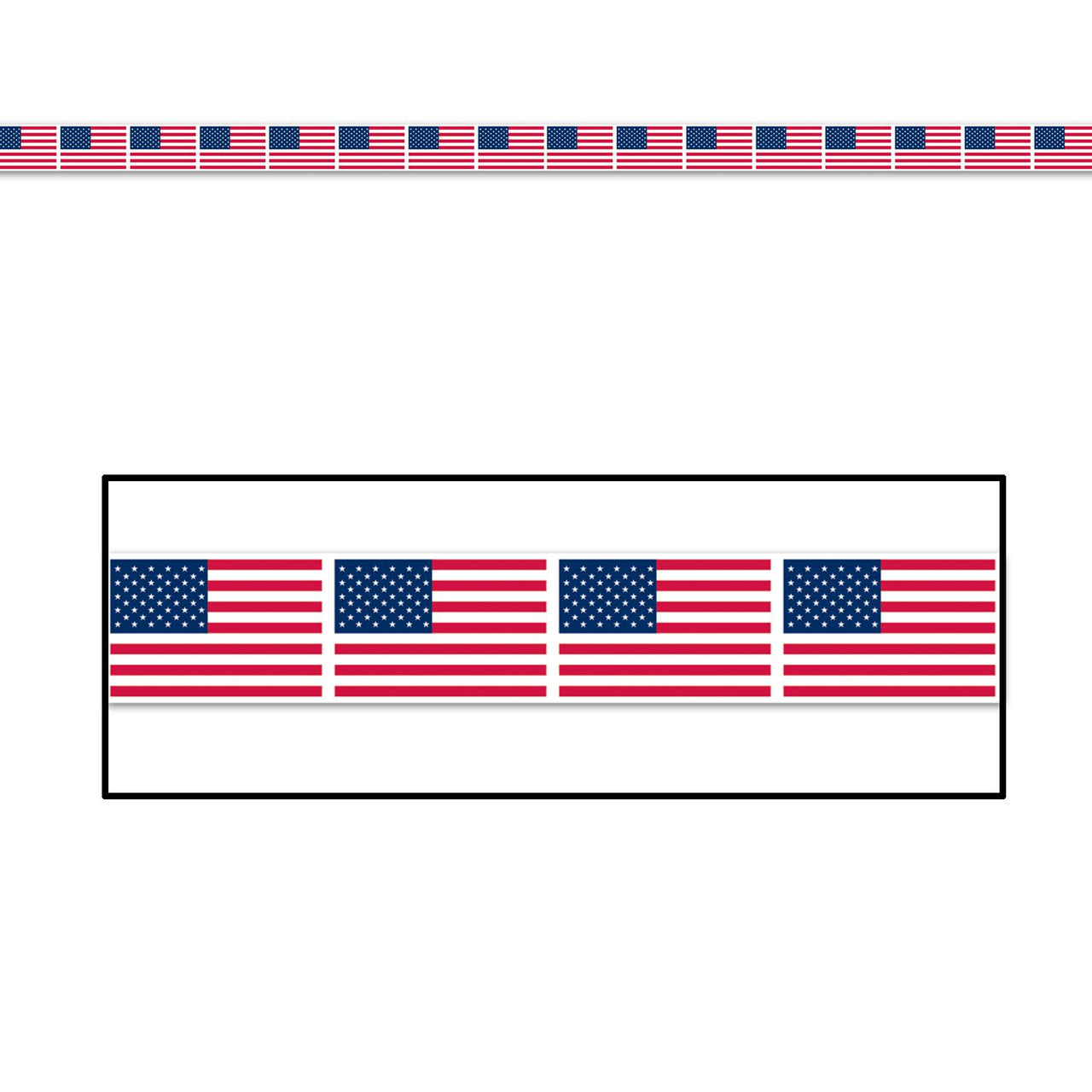 Beistle American Flag Party Tape