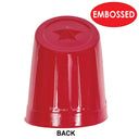 Party Accessories - Plastic Drum Major Hat - red