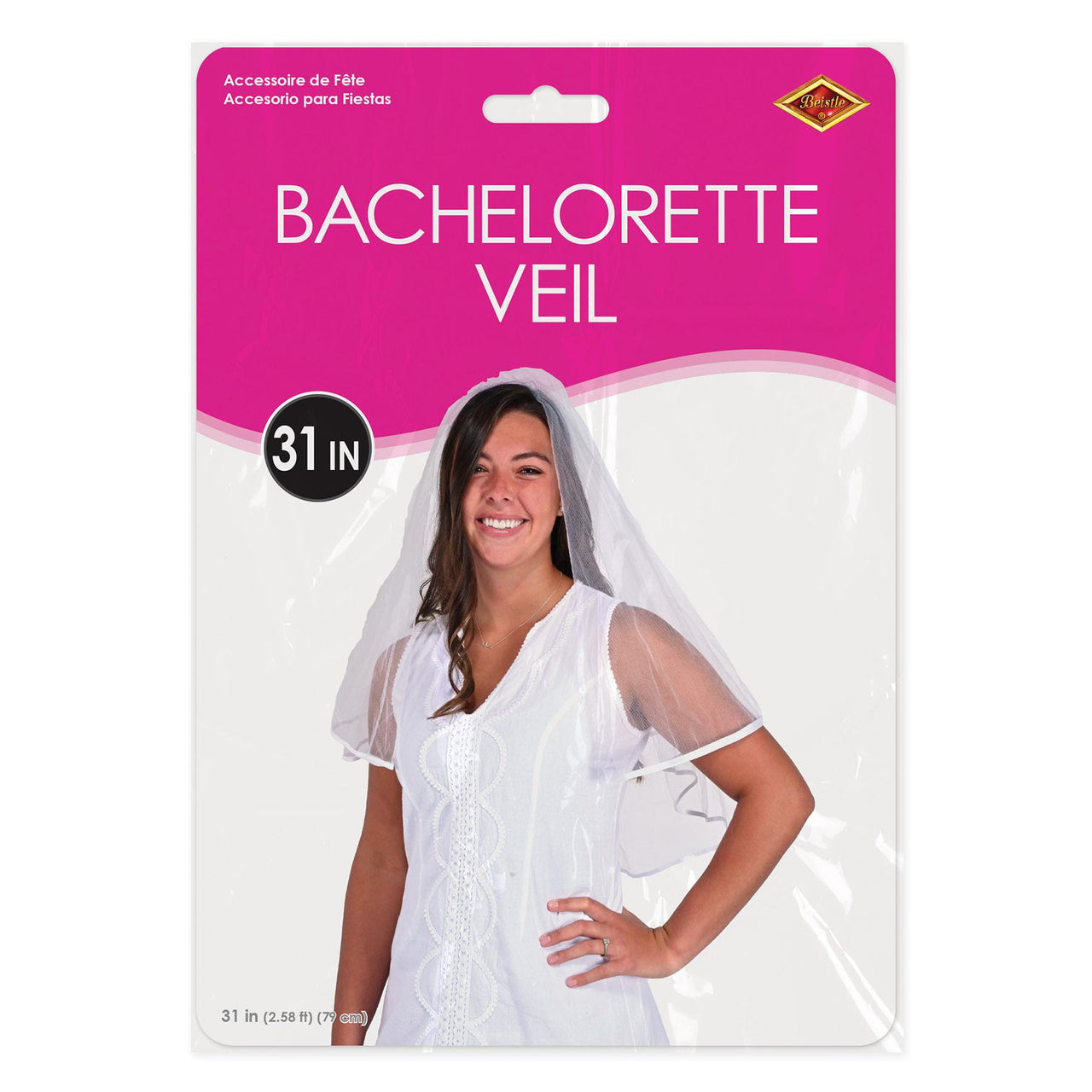 Bulk Bachelorette Veil (Case of 6) by Beistle