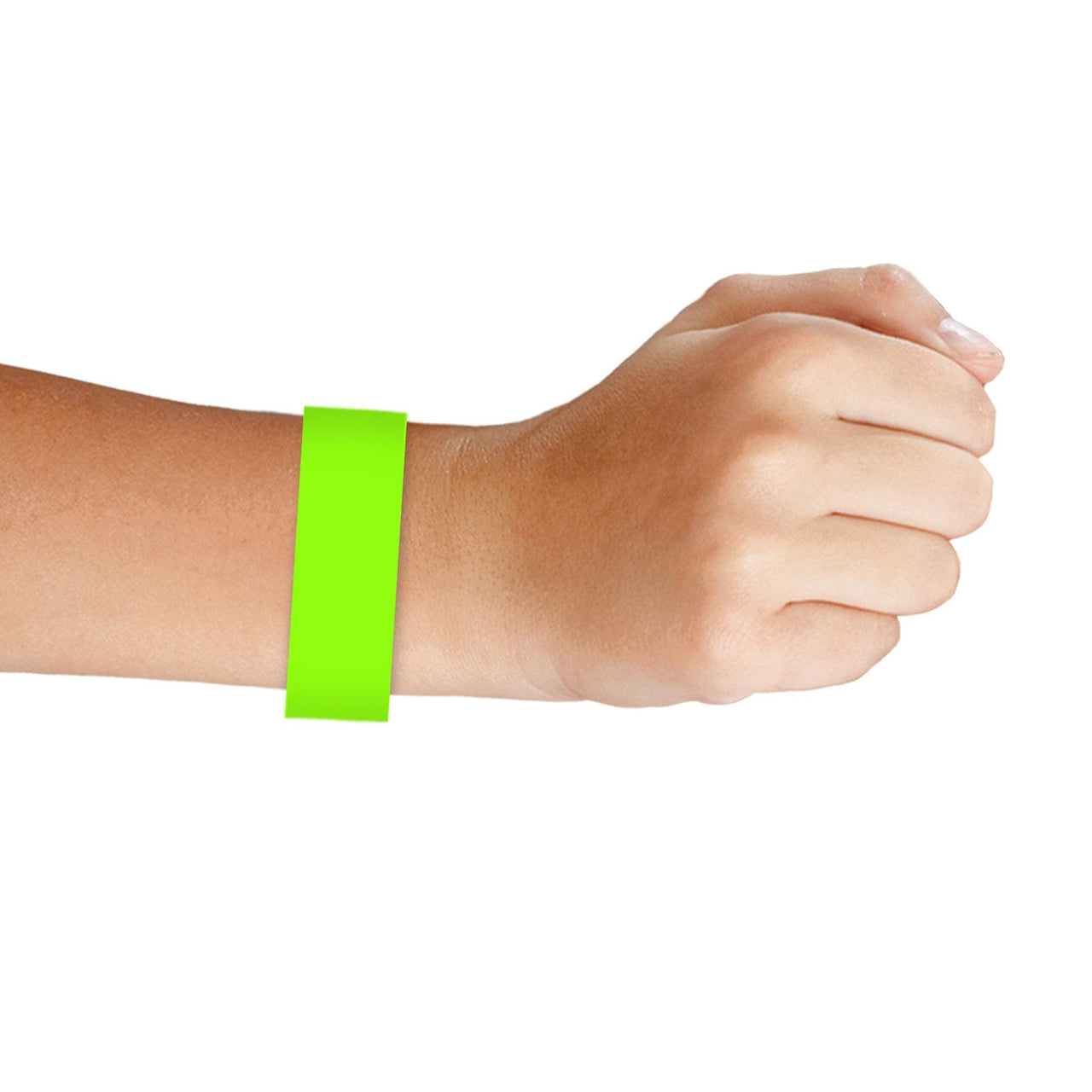Solid Color Neon Lime Party Wristbands (600 Per Case)