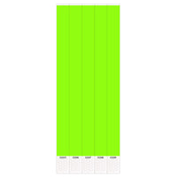 Beistle Solid Color Neon Lime Party Wristbands (Case of 600)