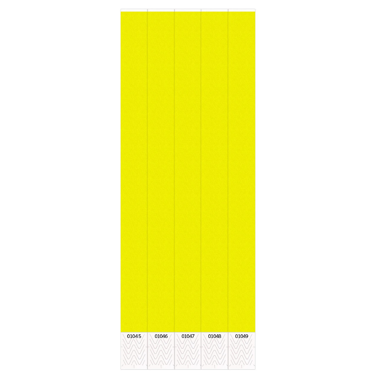 Beistle Solid Yellow Color Party Wristbands (Case of 600)
