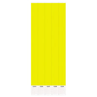 Beistle Solid Yellow Color Party Wristbands (Case of 600)