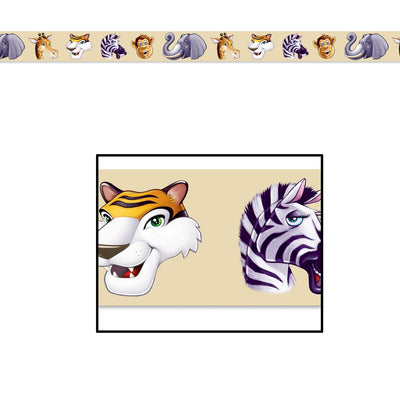 Beistle Jungle Animals Party Tape