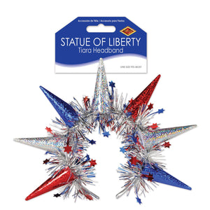 Bulk Statue Of Liberty Tiara Headband (Case of 12) by Beistle