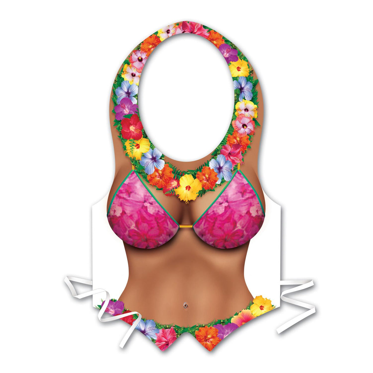 Beistle Luau Party Packaged Plastic Beach Babe Vest