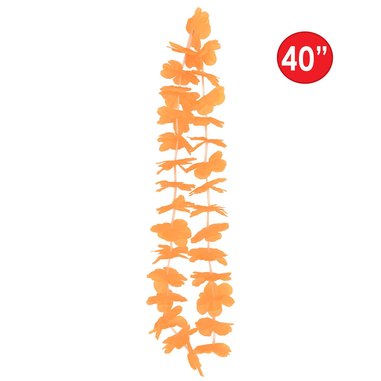 Bulk Orange Hawaiian Lei (12 Per Case) by Beistle