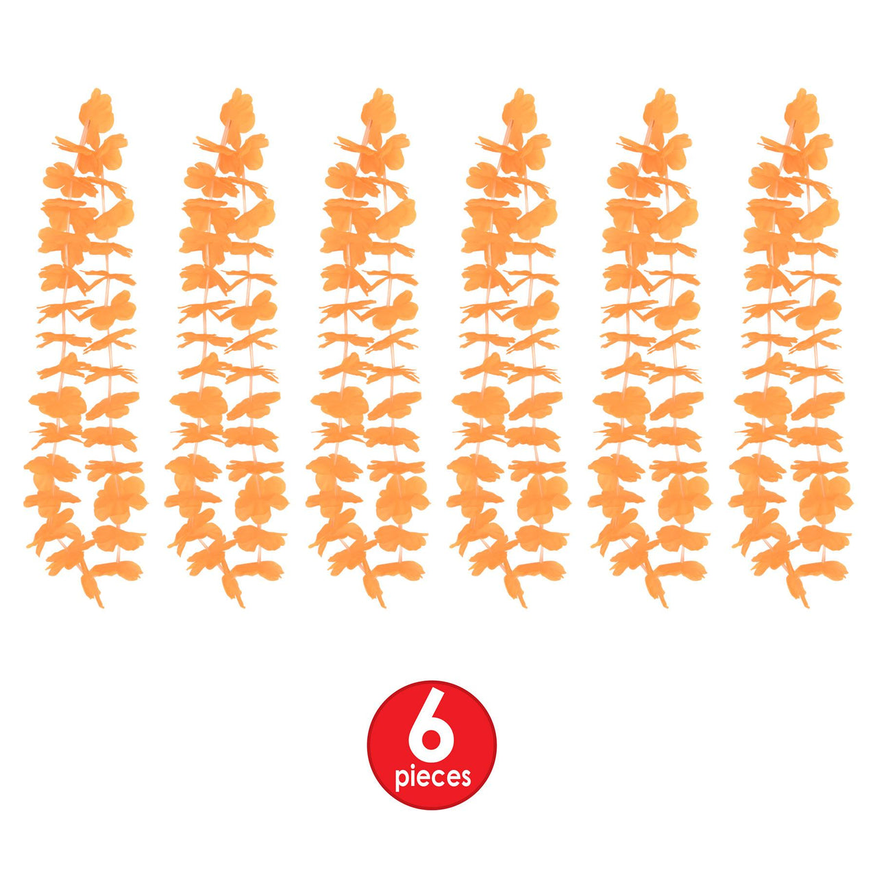 Bulk Orange Hawaiian Lei (12 Per Case) by Beistle