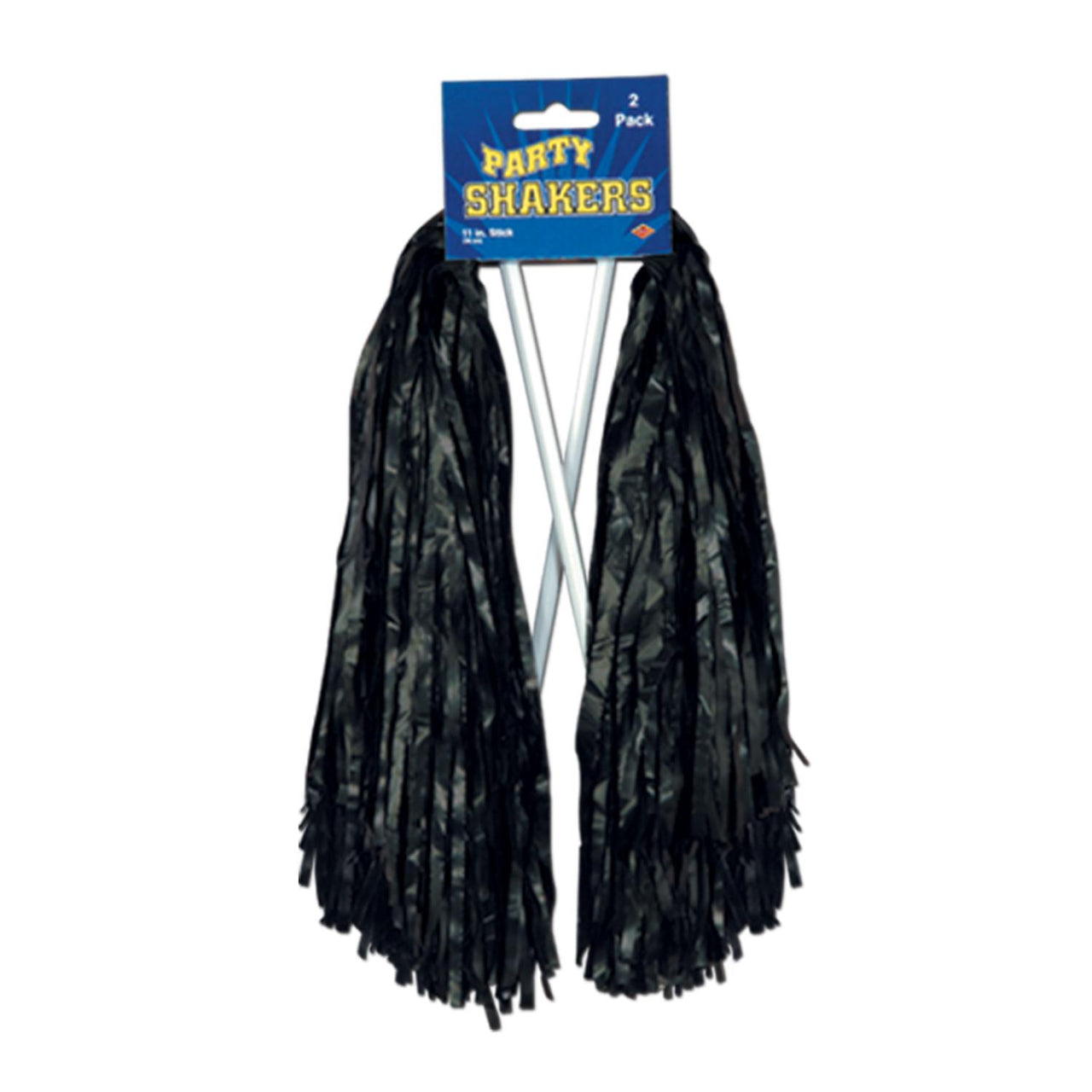 Beistle Packaged Pom Poms - 512 Strand - black (2/pack)